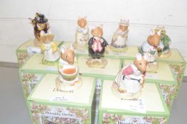 Collection of Royal Doulton Brambly Hedge figures