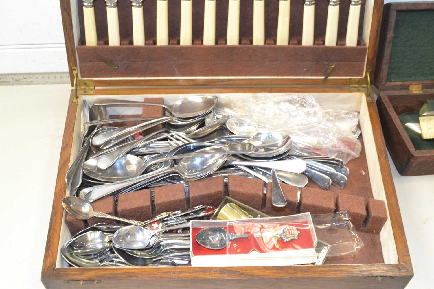 Case of various assorted cutlery, carving set etc - Image 2 of 2