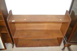 Small open front bookcase cabinet, 98cm wide