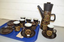Quantity of Denby Arabesque coffee wares