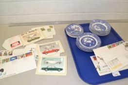Mixed Lot: Willow pattern table wares and a quantity of first day covers