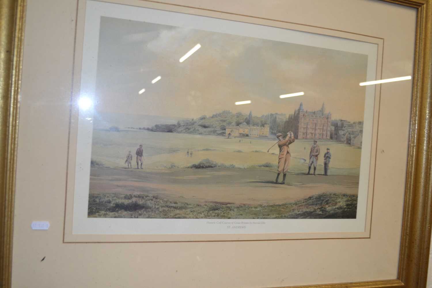 Harold Ellis, a group of four coloured prints from the Historic Golf Courses of Great Britain - Image 3 of 4