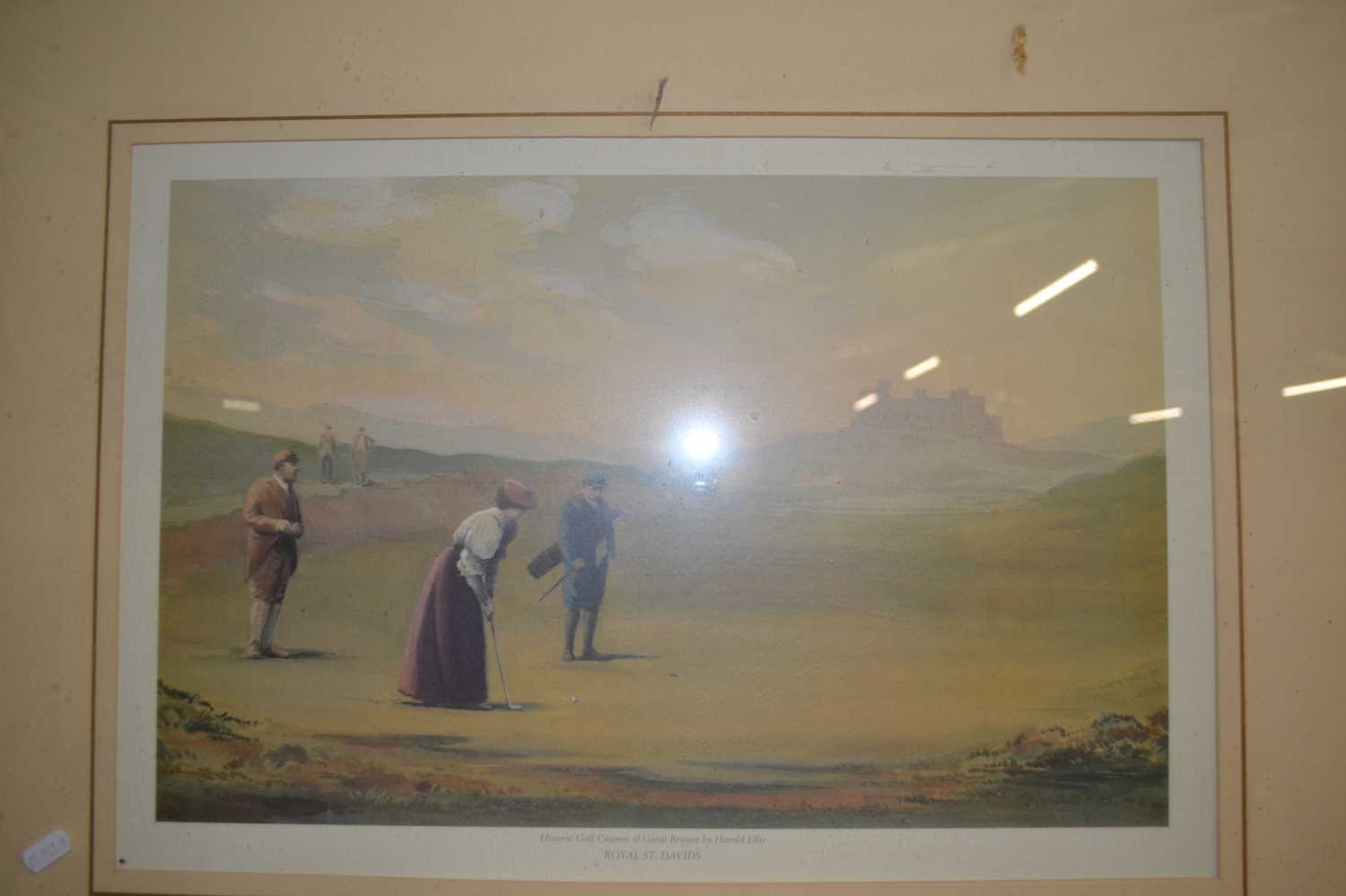 Harold Ellis, a group of four coloured prints from the Historic Golf Courses of Great Britain - Image 2 of 4