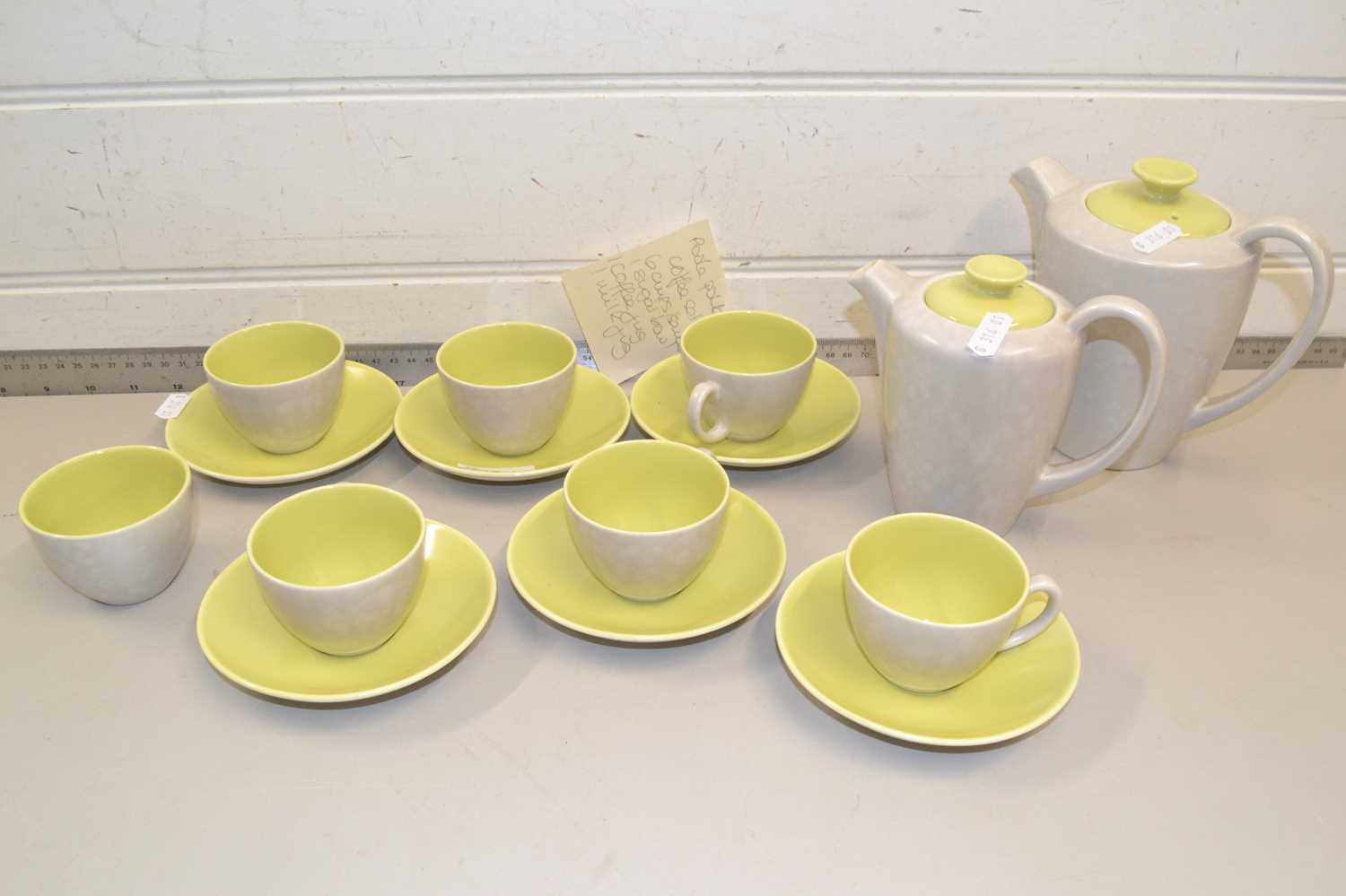 Poole Pottery coffee set