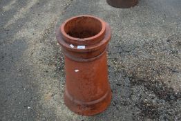 Terracotta chimney pot, 61cm high