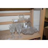 Small quantity of assorted glass ware