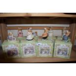Eight Royal Doulton Brambly Hedge figures