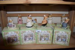 Eight Royal Doulton Brambly Hedge figures