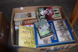Box of assorted books to include architecture, local interest and others