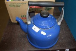 Blue Le Creuset two litre kettle