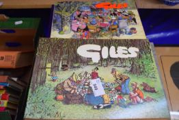 A large quantity of Giles cartoon books