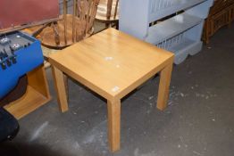 Light wood coffee table