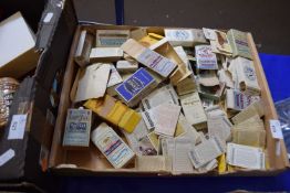 Quantity of assorted cigarette cards and boxes