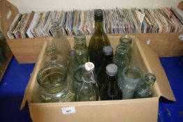 Mixed Lot: Various glass bottles