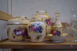Quantity of Crown Staffordshire Orchard Glory ceramics