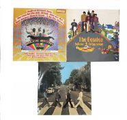 The Beatles, collection of UK pressing vinyl records, to include: - Abbey Road, PCS 7088 - Yellow