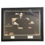 Al Pacino as Michael Corleone in The Godfather Part II, large poster presentation frame with card