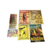 A mixed lot of various reproduction magic interest posters, to include Houdini, Le Roy, Dante, Mr
