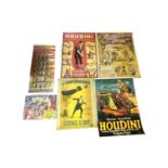 A mixed lot of various reproduction magic interest posters, to include Houdini, Le Roy, Dante, Mr