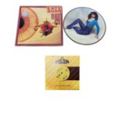 A Kate Bush 'The Kick Inside' 12" vinyl LP limited edition picture disc (EMCP 3223), together with a