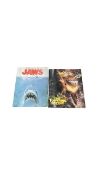 A pair of 1970s official souvenir film brochures, to include: - JAWS - The Towering Inferno
