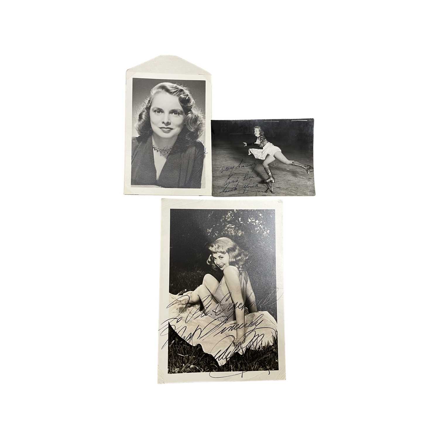 A photograph album containing a quantity of black and white photographs with facsimilie signatures - Image 4 of 7