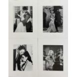 A fine collection of large 14x12" film stills depicting stars from the golden age of cinema, to