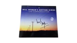A copy of The Rolling Stones' Bill Wyman's Rhythm Kings: Live Communication CD, bearing the