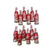 A collection of 2002 Limited Edition Coca-Cola bottles (full), commemorating the Korea Japan World