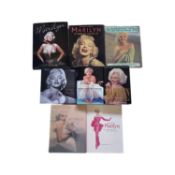 A quantity of Marilyn Monroe interest books.