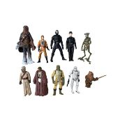 A mixed lot of Star Wars figurines, including a 1997 Kenner Bossk the bounty hunter.