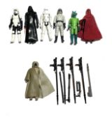 A collection of 1970/80s Star Wars figures by Palitoy, to include: - Darth Vader - Red Guard -