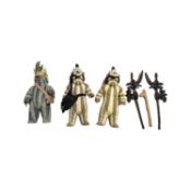 A collection of 1980s Star Wars Ewok figures by Palitoy, to include: - Teebo - Logray (2 variants)