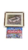 A collection of Blackburn Rovers interest memorabilia, to include: - Blackburn Rovers Monopoly board