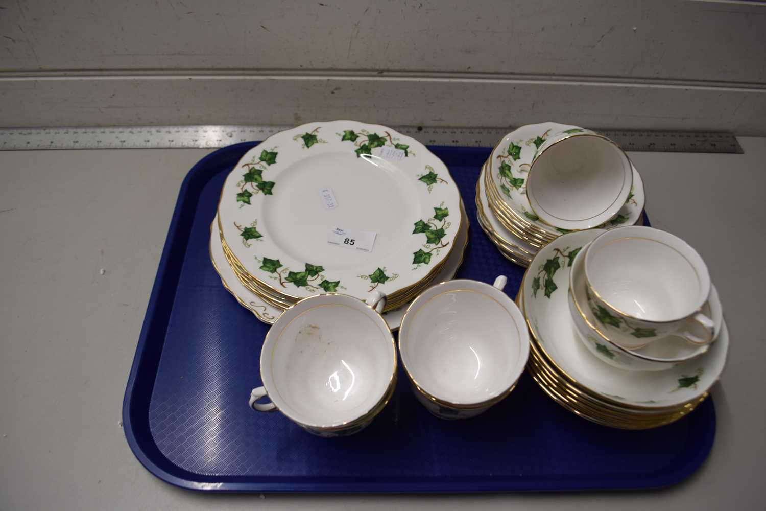Quantity of Colclough ivy leaf tea and table wares