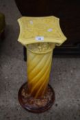 Late 19th Century ceramic jardiniere stand, 70cm high, heavily repaired