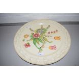 Adams Titian ware floral decorated charger