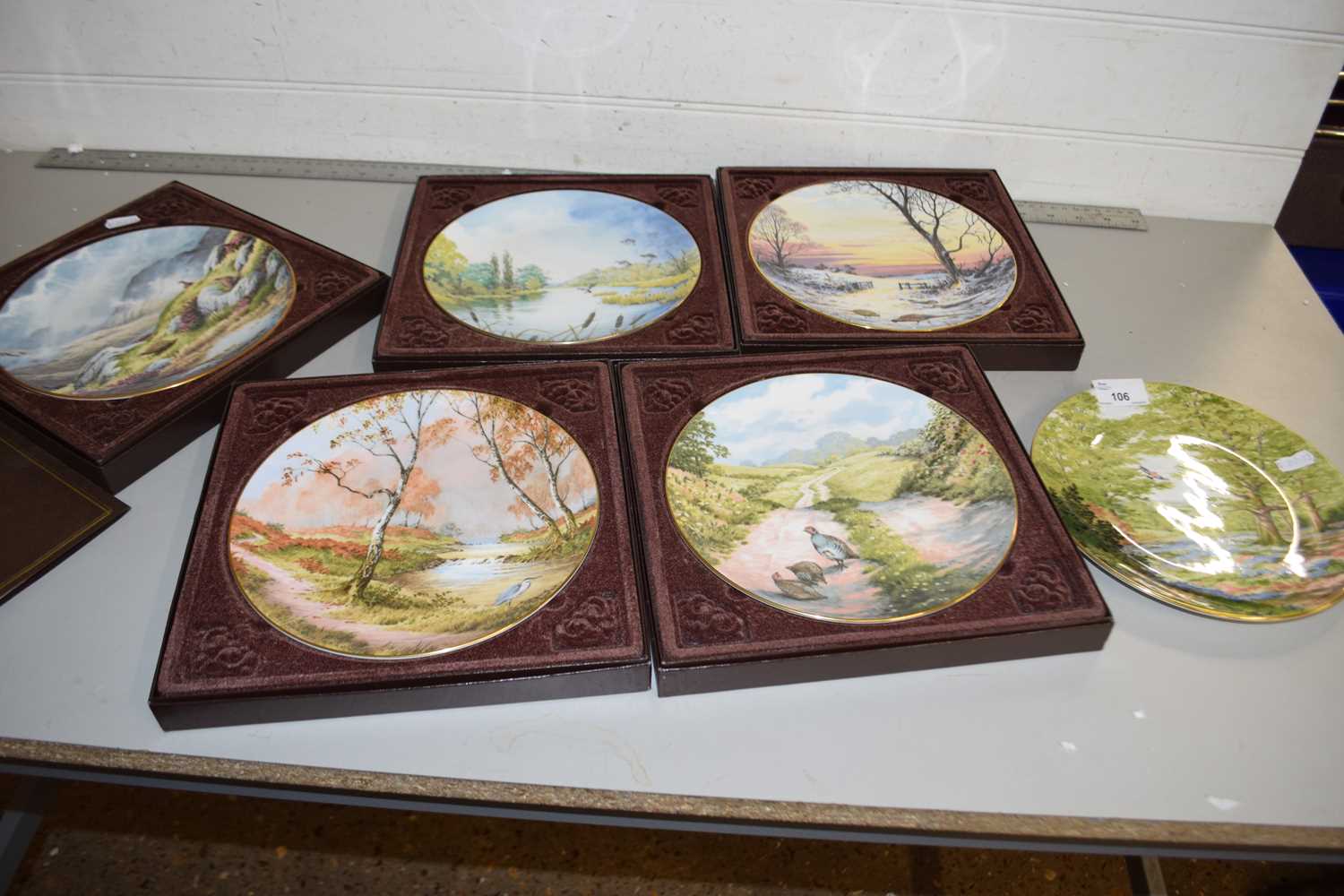 A collection of Royal Doulton At Peace With Nature collectors plates