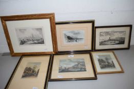 Mixed Lot: Various framed prints and engravings, views of Cromer (6)