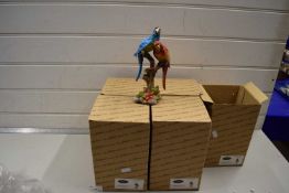 Five boxed Julianna models of Macaws