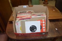 Box of various assorted singles