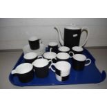 Quantity of Wedgwood Suzie Cooper design coffee wares