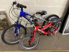 A Claud Butler boys bike together with a further Thunder boys bike (2)