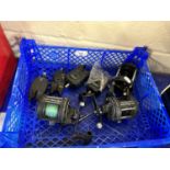 Mixed Lot: Triton multiplier reels and fishing bite alarms