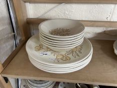 Quantity of Biltons dinner wares to include six plates and six bowls