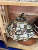 Tiffany style glass ceiling shade and other similar