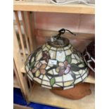 Tiffany style glass ceiling shade and other similar