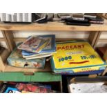 Quantity of children's toys to include a Bayko building set, jigsaws etc