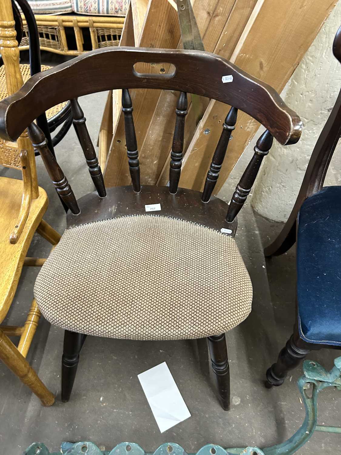 Bow back pub chair