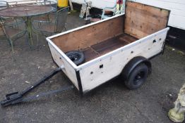 Single axle trailer